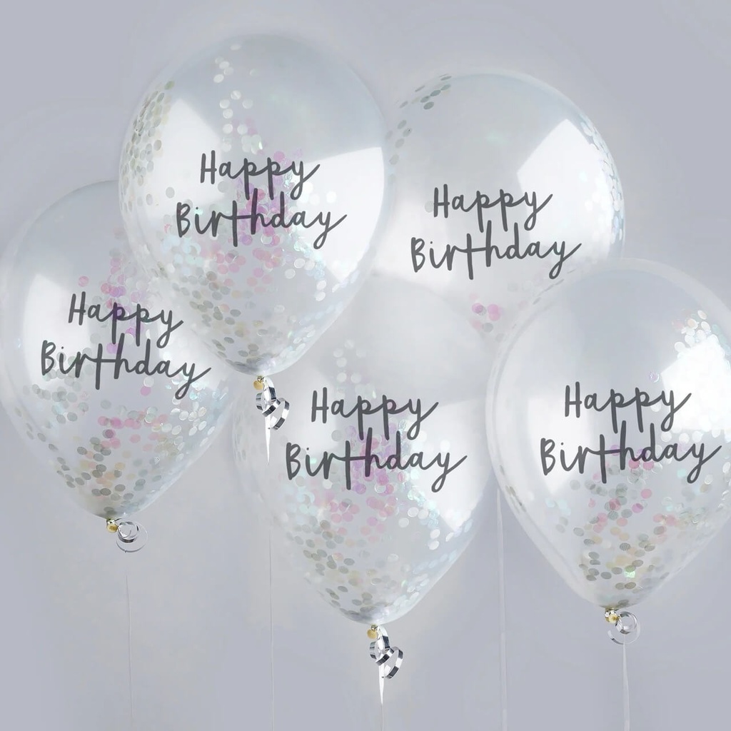 Bouquet Happy Birthday Iridescent C/5 (copia)