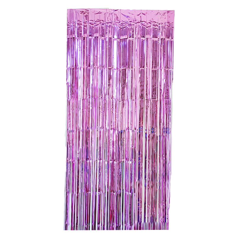 Cortina Metalica Rosa C/1