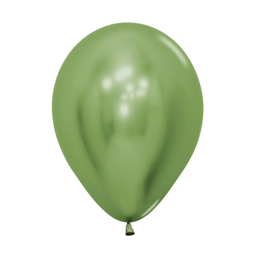 Globo 5" Latex Reflex Verde Lima C/1