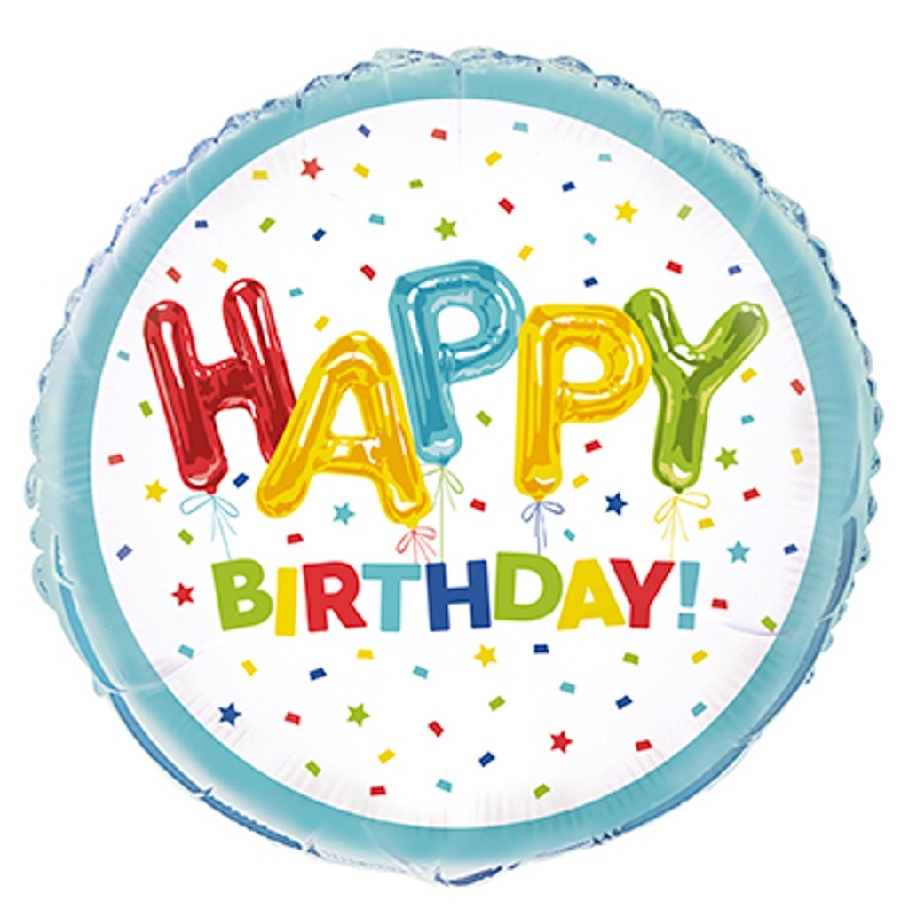 Globo 18" Happy Birthday C/1