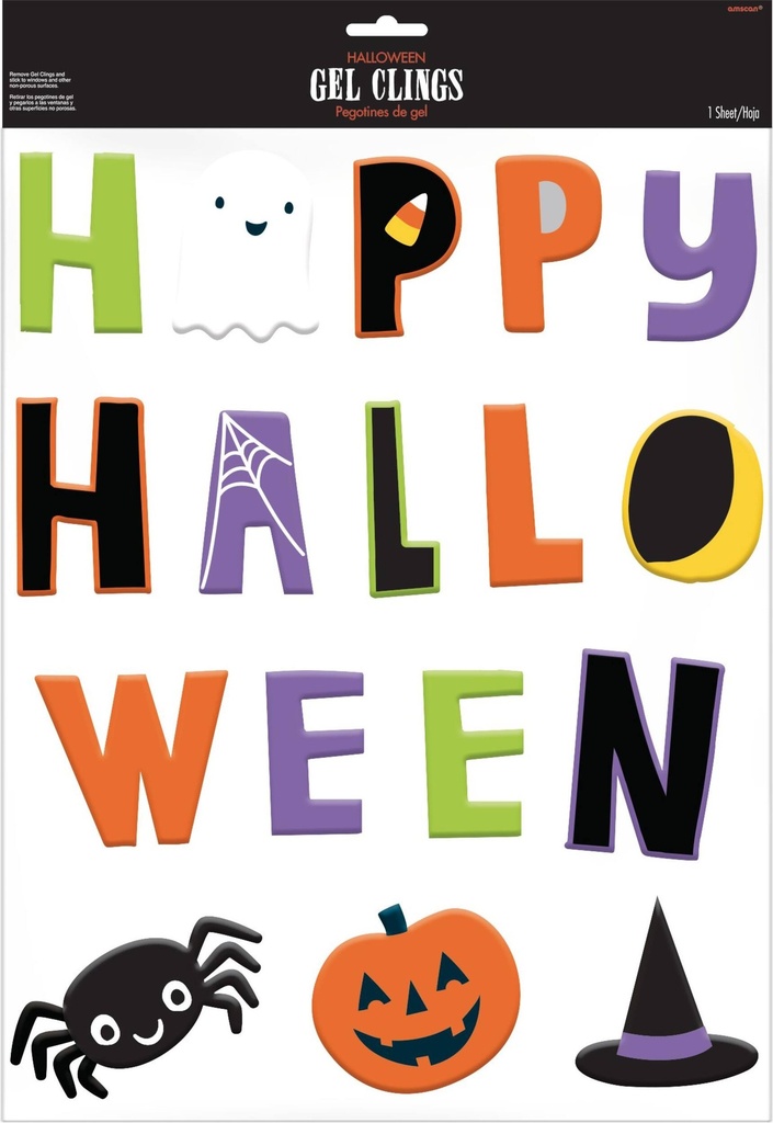 Gel Clings Happy Halloween C/1