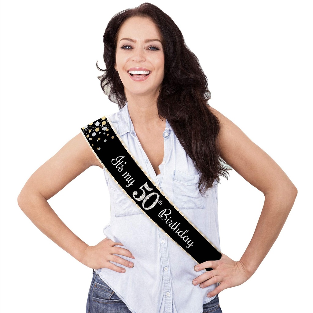 Sash 50 Sparkle Celebration C/1