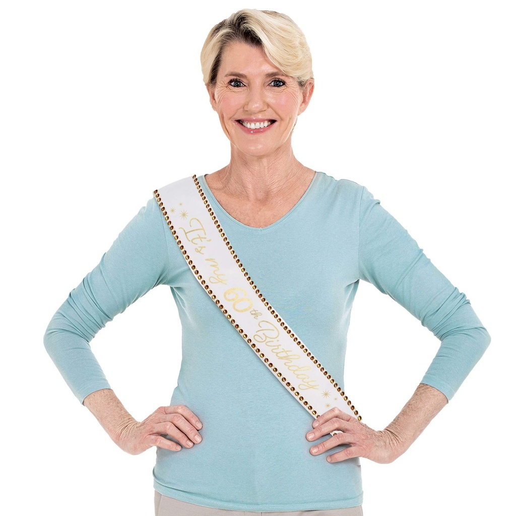 Sash Golden 60 Birthday C/1