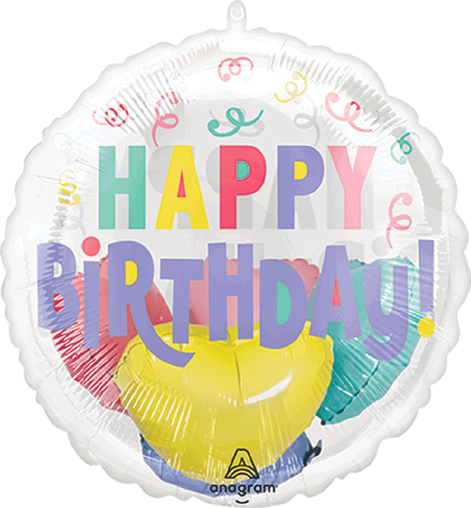 Globo 36" Icons Conffeti Birthday C/1