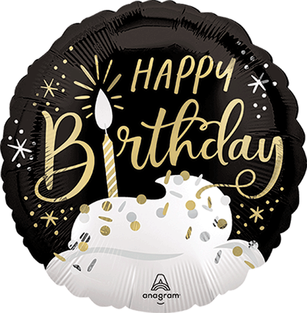 Globo 18" Birthday Satin Cake C/1