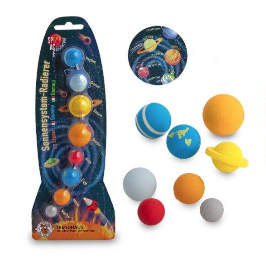 Juego De Borradores Del Sistema Solar C/8