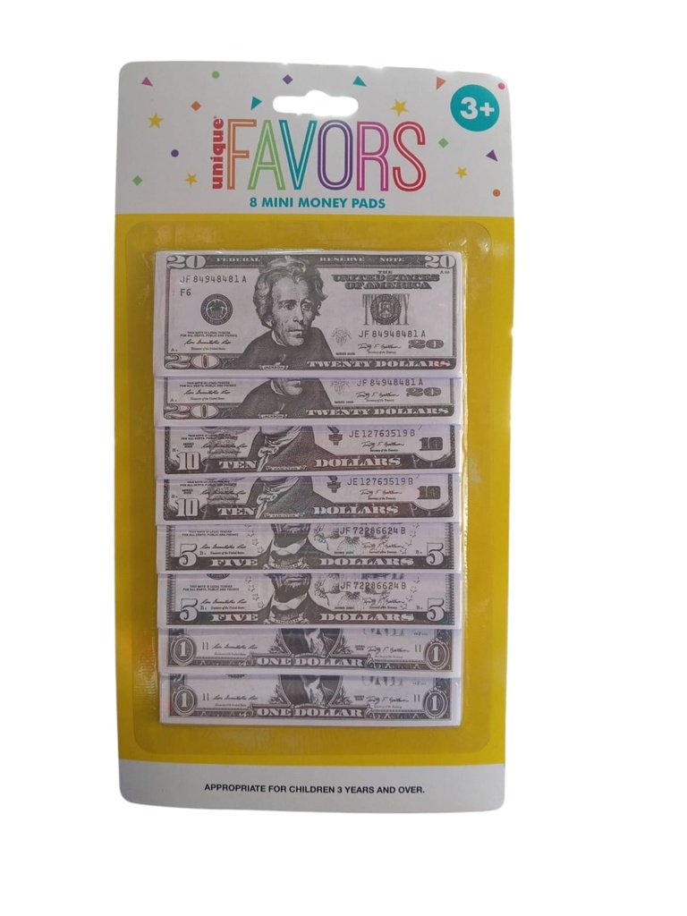 Mini Billetes C/8