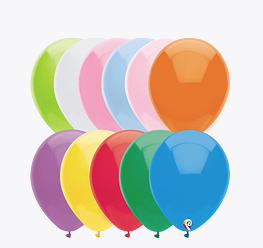 Bolsa De Globos 12" Surtido Liso C/50