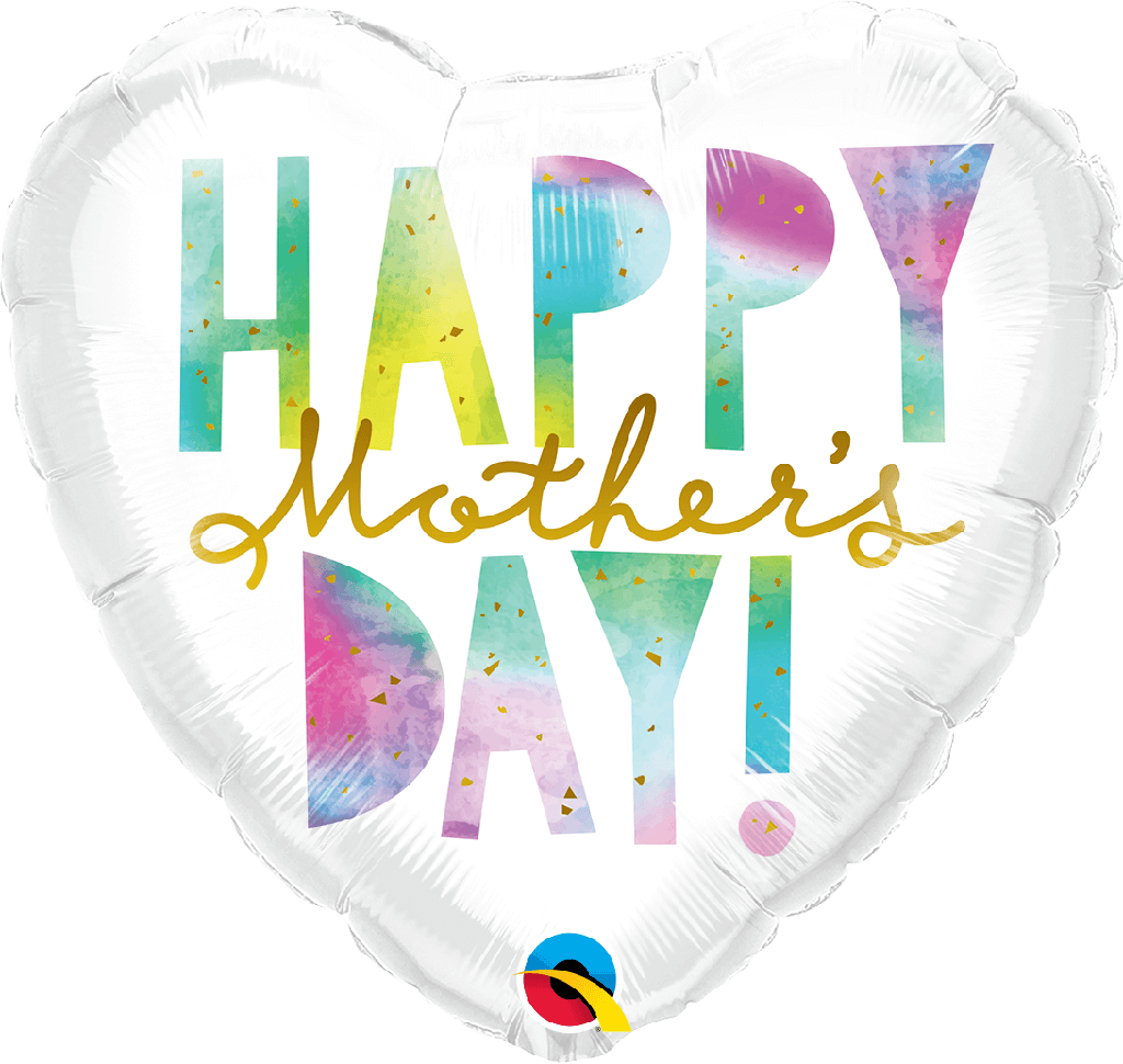 Globo 18" Flores Happy Mothers Day C/1