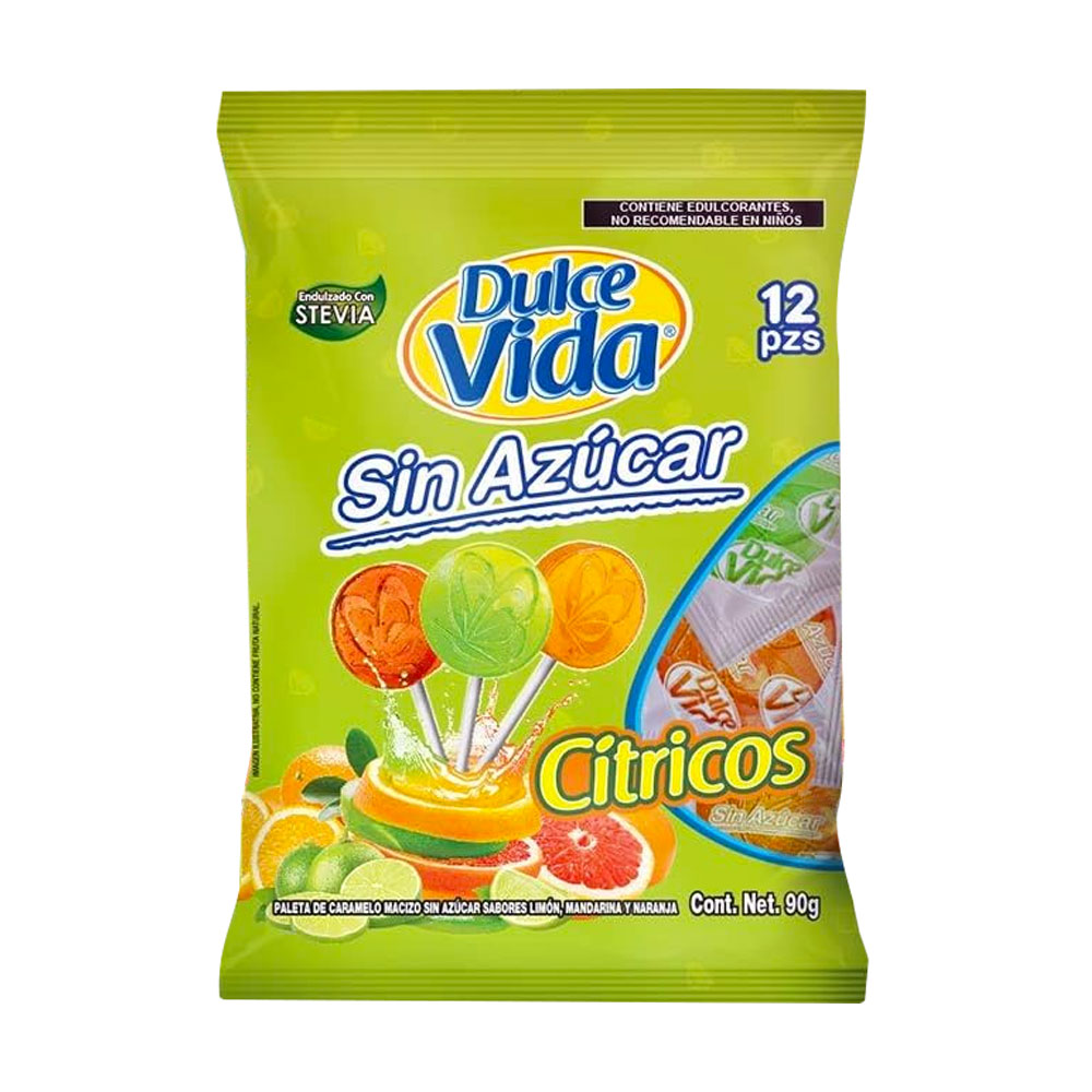 Paleta Sin Azucar CitricosC/12