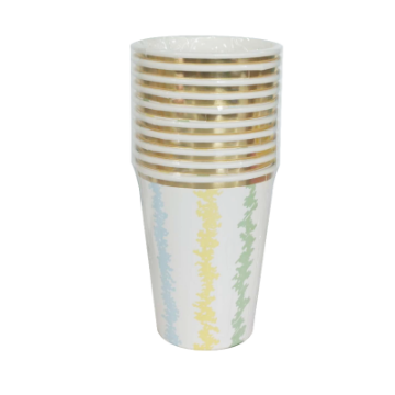 Vaso 12oz HBD Color Pastel C/10